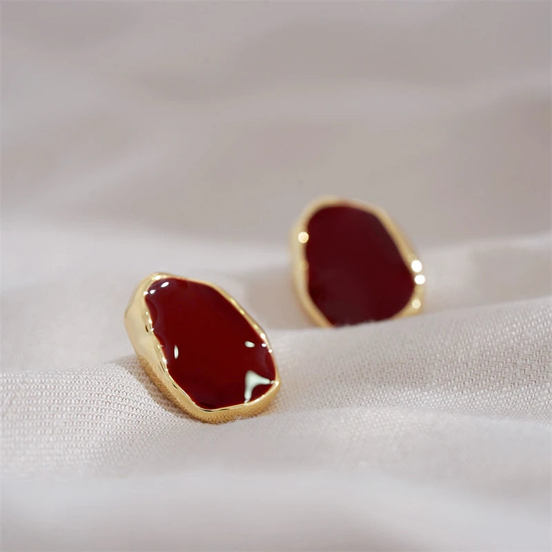 Red Wine Earrings
