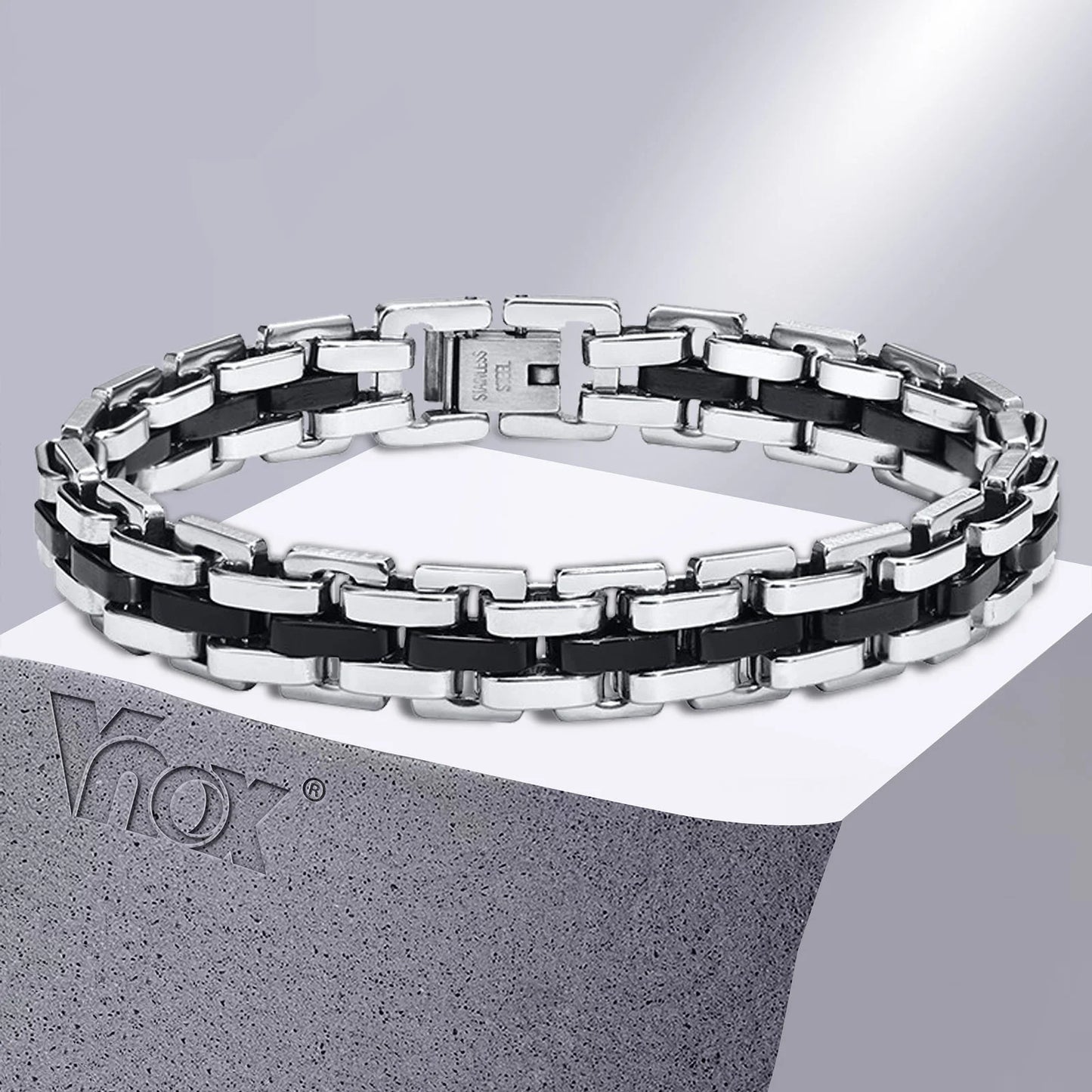 Ares Strap Chain Bracelet for Men Stainless Steel