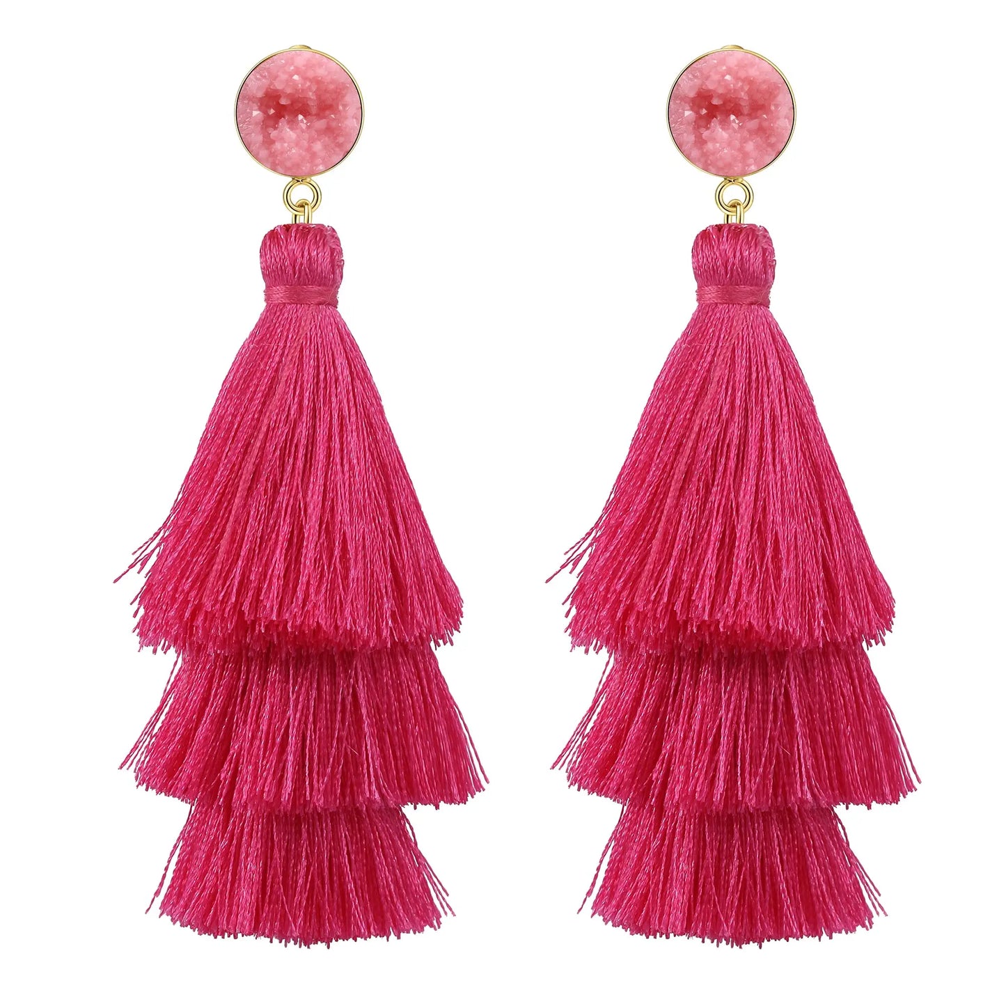 Dancing Lady Tassel Earrings
