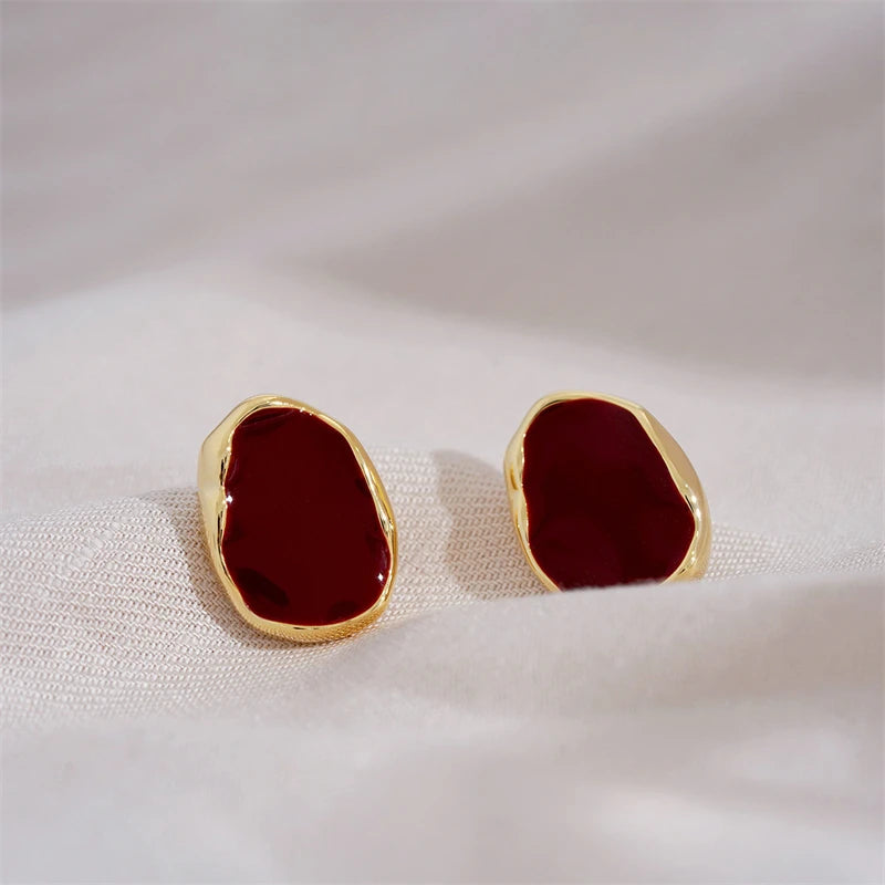 Red Wine Earrings