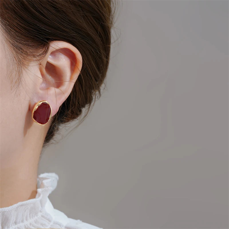 Red Wine Earrings