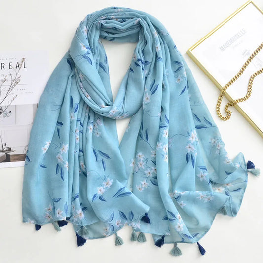 Luxury Scarf Jasmine flower